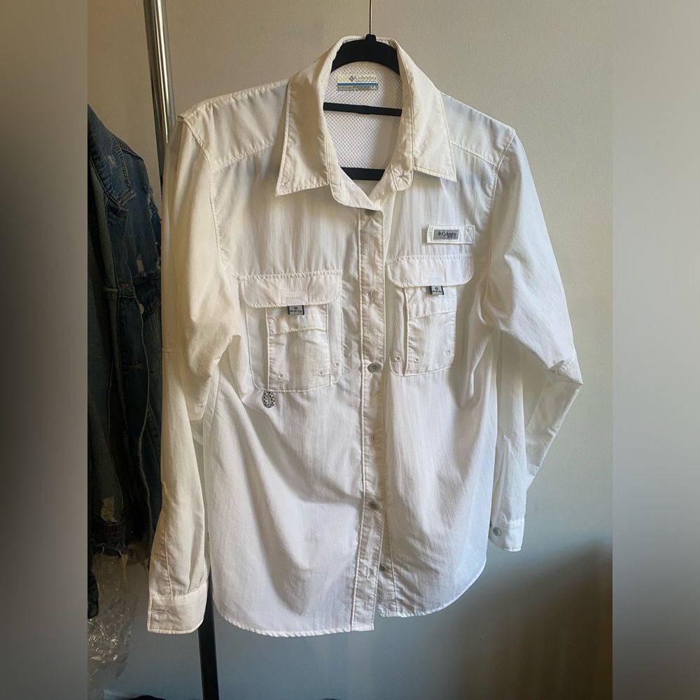 Columbia Sun Shirt Fishing Lightweight Sport Shirt